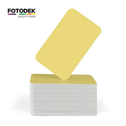 Khaki/valkoinen PVC-kortti