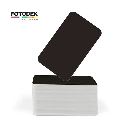 PVC musta/valkoinen PVC-kortit