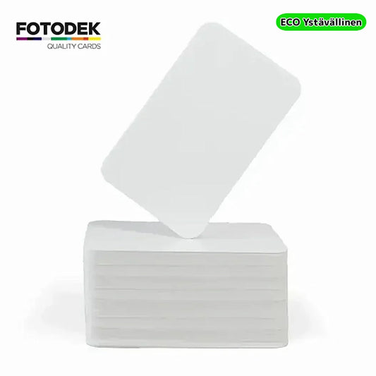 Valkoinen PVC-kortit-Eco