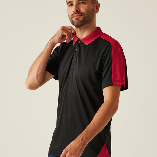 Contrast Coolweave Polo