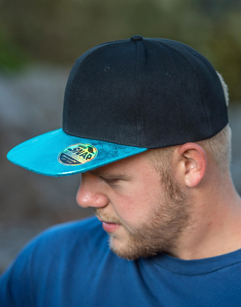 Bronx Glitter Flat Peak Snapback Cap