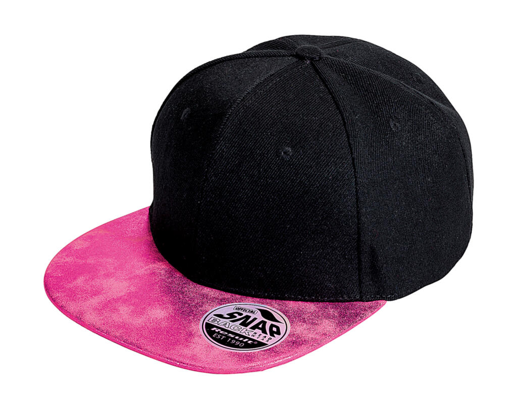 Bronx Glitter Flat Peak Snapback Cap