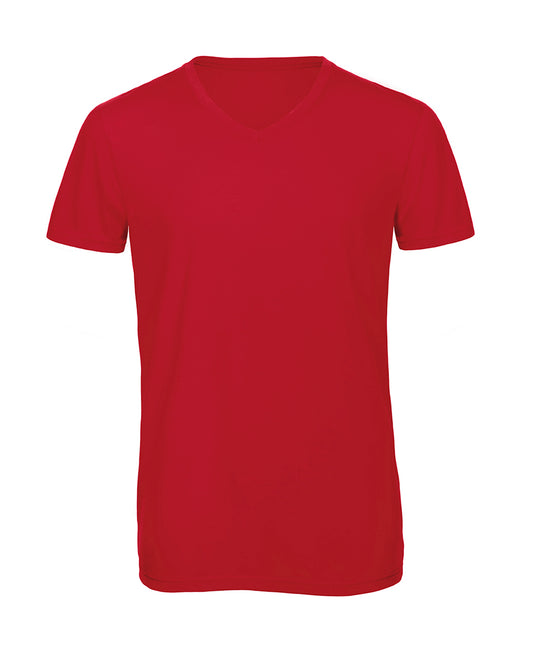 B&C BE INSPIRED Men´s V-Neck Triblend T-Shirt Yksi väri