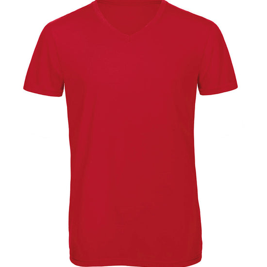 B&C BE INSPIRED Men´s V-Neck Triblend T-Shirt Yksi väri