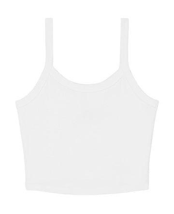 Women`s Micro Rib Spaghetti Strap Tank