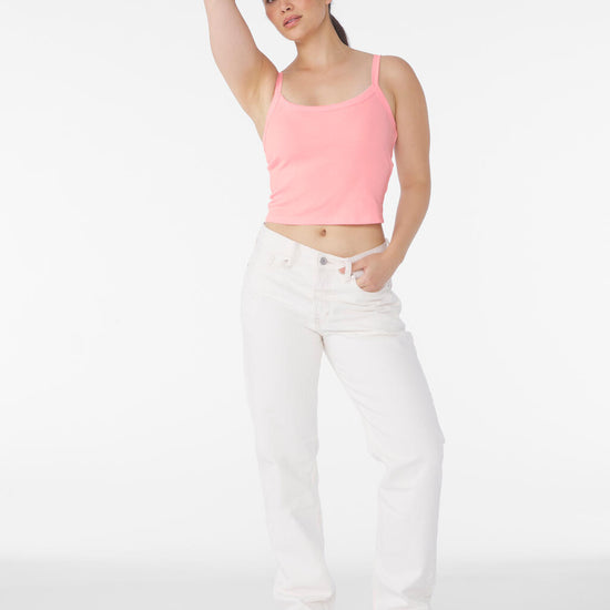 Women`s Micro Rib Spaghetti Strap Tank