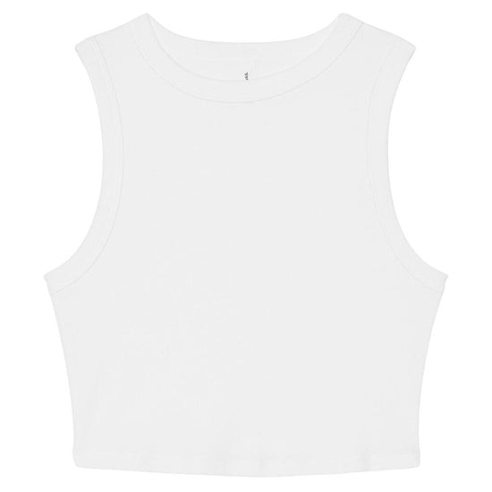 Women`s Micro Rib Muscle Crop Tank