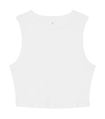 Women`s Micro Rib Muscle Crop Tank