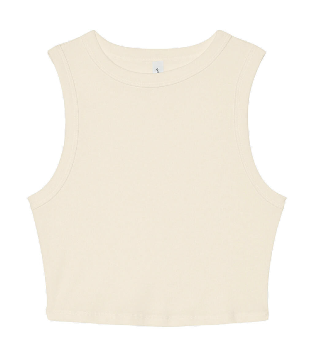 Women`s Micro Rib Muscle Crop Tank