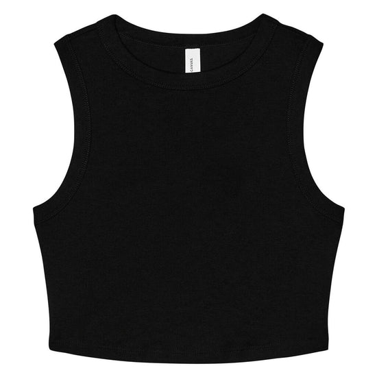 Women`s Micro Rib Muscle Crop Tank