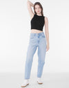 Women`s Micro Rib Muscle Crop Tank