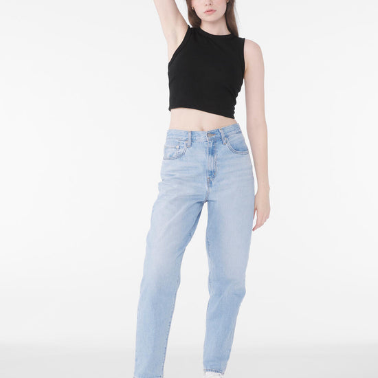 Women`s Micro Rib Muscle Crop Tank