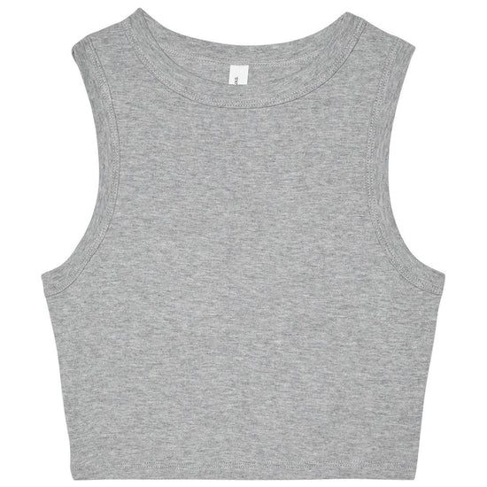 Women`s Micro Rib Muscle Crop Tank