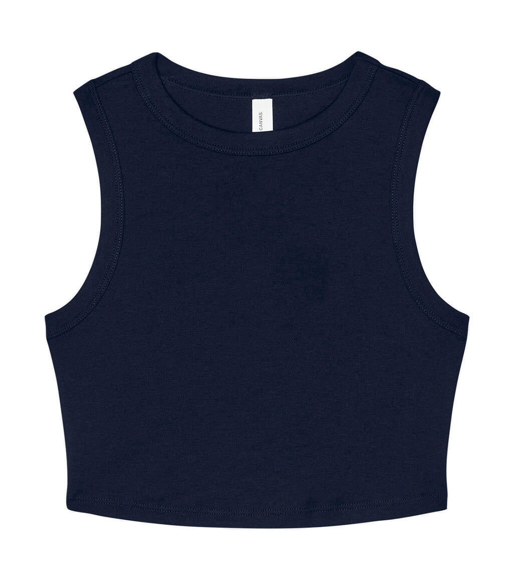 Women`s Micro Rib Muscle Crop Tank