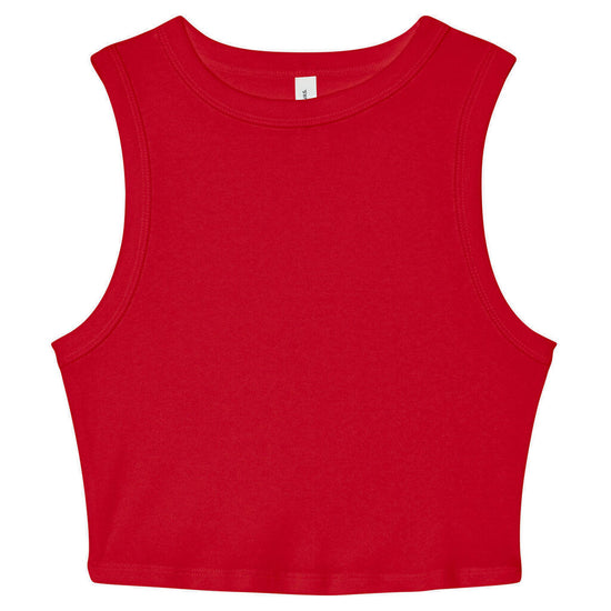 Women`s Micro Rib Muscle Crop Tank