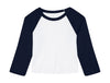 Women`s Micro Rib 3/4 Raglan Baby Tee