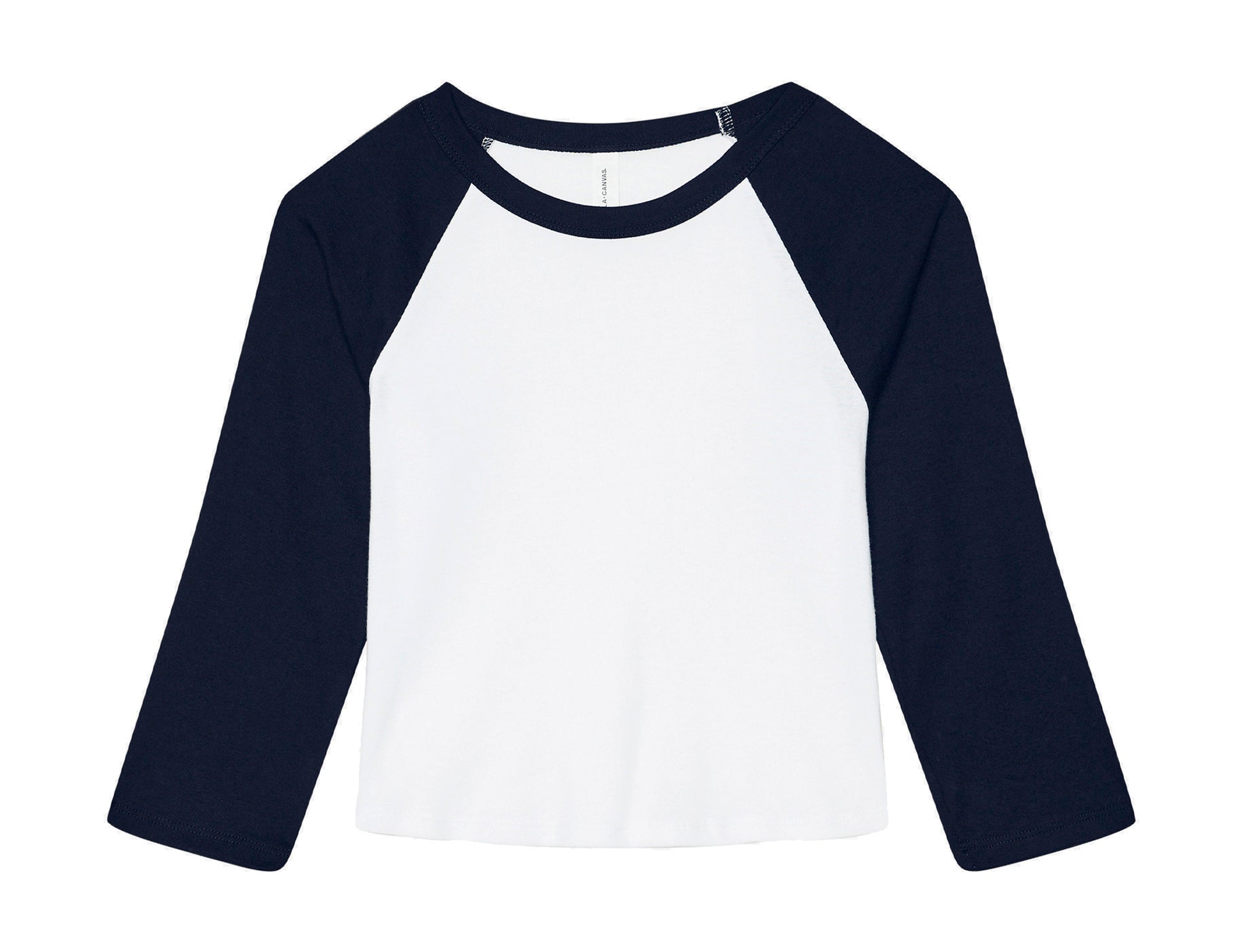 Women`s Micro Rib 3/4 Raglan Baby Tee