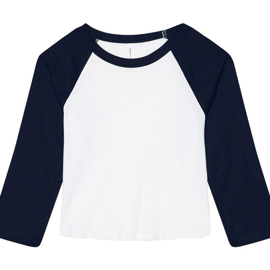 Women`s Micro Rib 3/4 Raglan Baby Tee