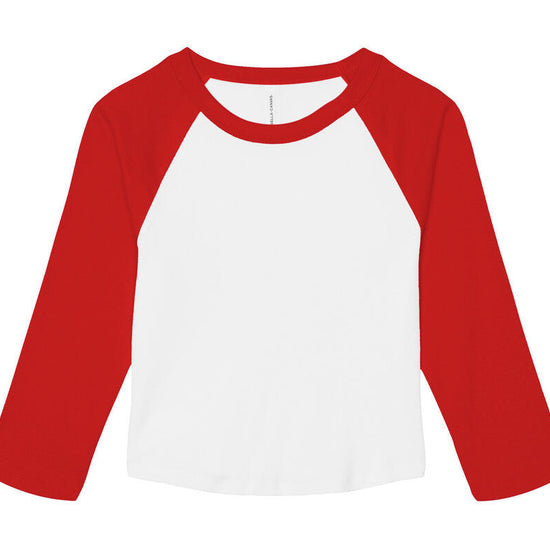 Women`s Micro Rib 3/4 Raglan Baby Tee