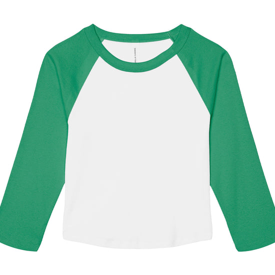 Women`s Micro Rib 3/4 Raglan Baby Tee