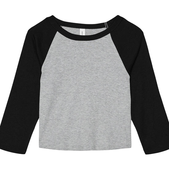 Women`s Micro Rib 3/4 Raglan Baby Tee