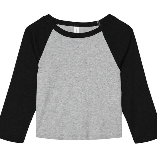 Women`s Micro Rib 3/4 Raglan Baby Tee
