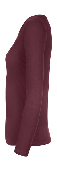 B&C BE INSPIRED Women´s T-Shirt #E190 Long Sleeve Yksi väri