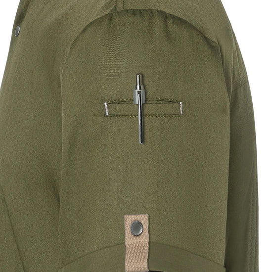 Short-Sleeve Chef Jacket Green-Generation
