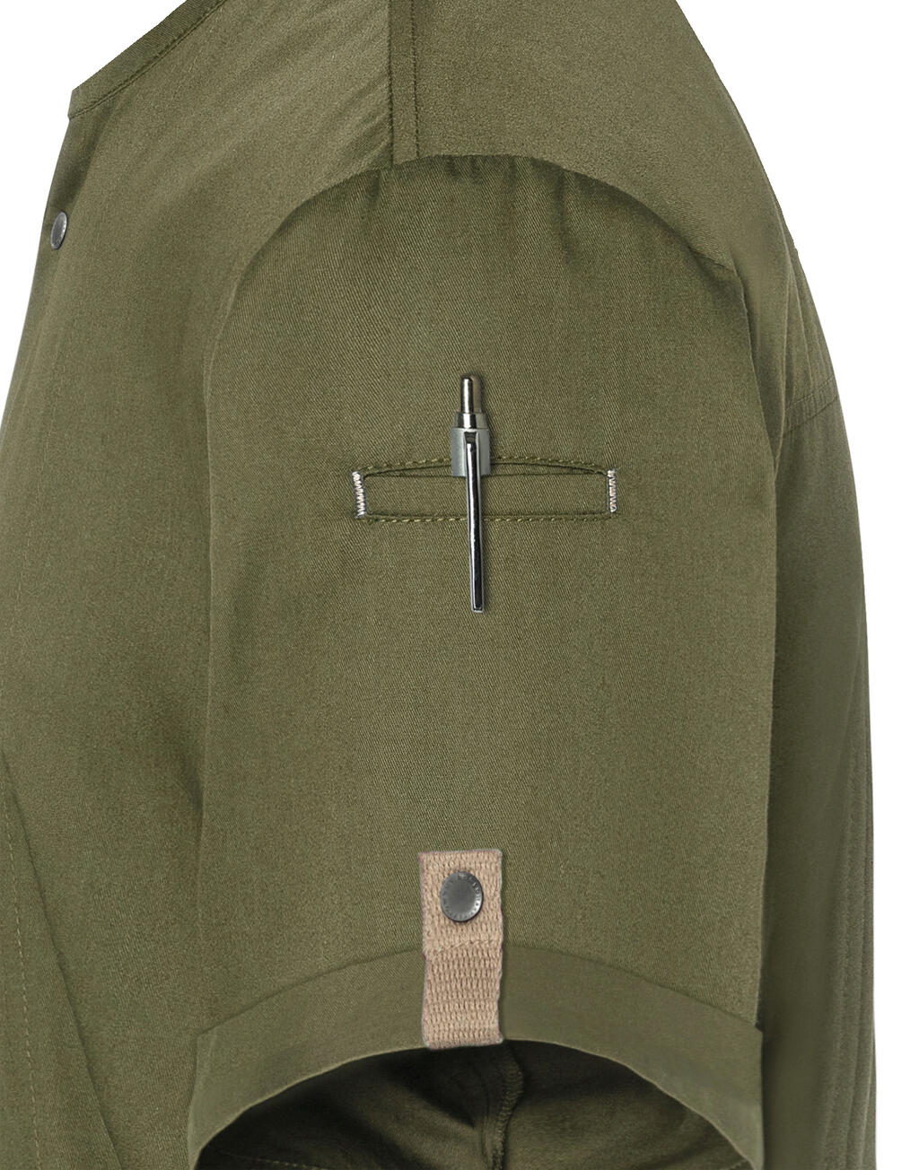 Short-Sleeve Chef Jacket Green-Generation