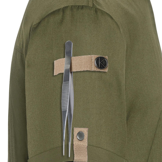Short-Sleeve Chef Jacket Green-Generation