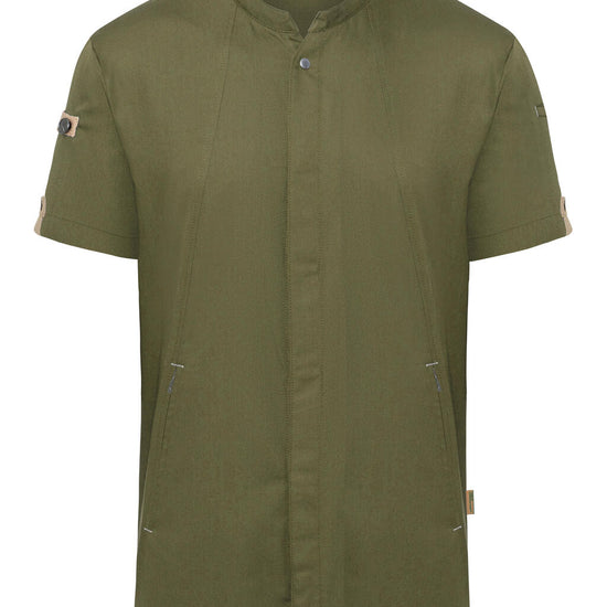 Short-Sleeve Chef Jacket Green-Generation