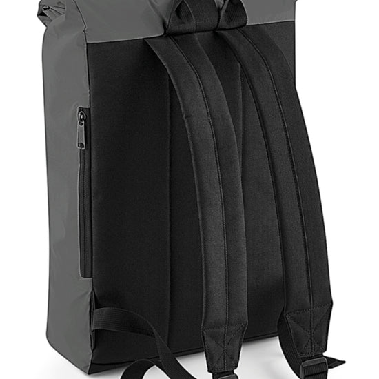 Reflective Roll-Top Backpack