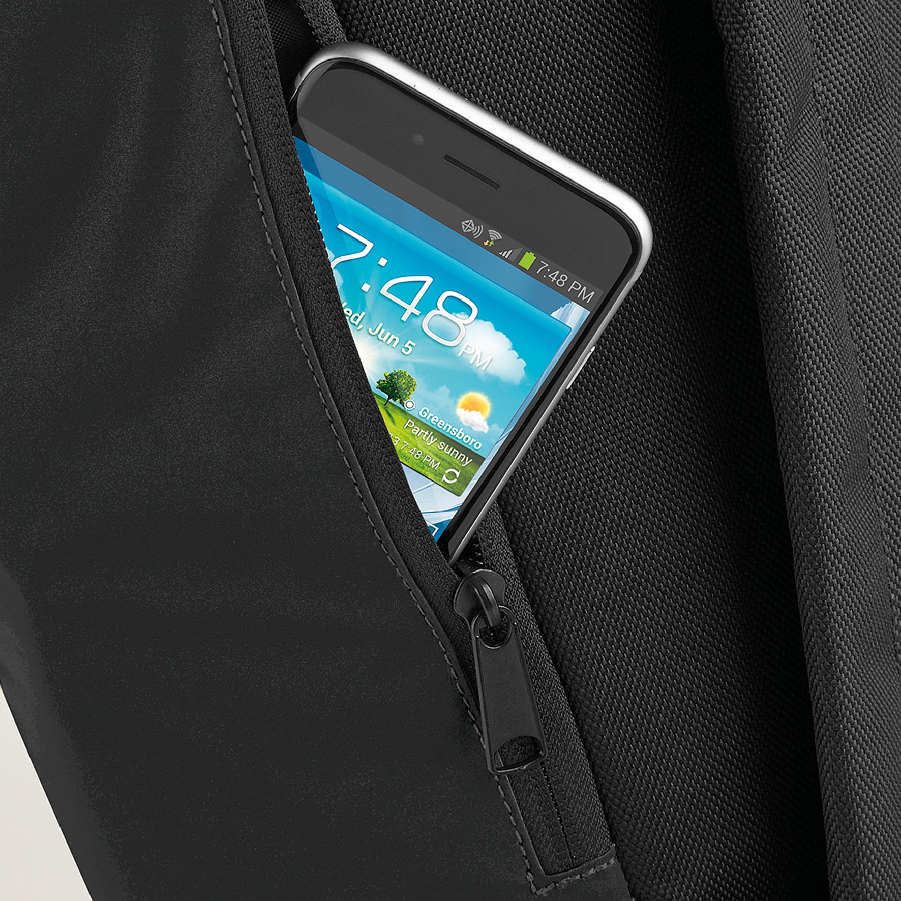 BagBase Reflective Roll-Top Backpack