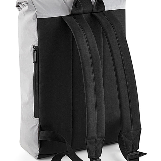 BagBase Reflective Roll-Top Backpack