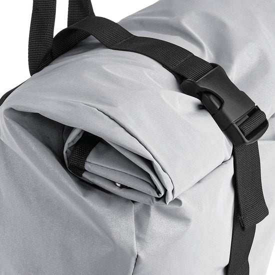 BagBase Reflective Roll-Top Backpack