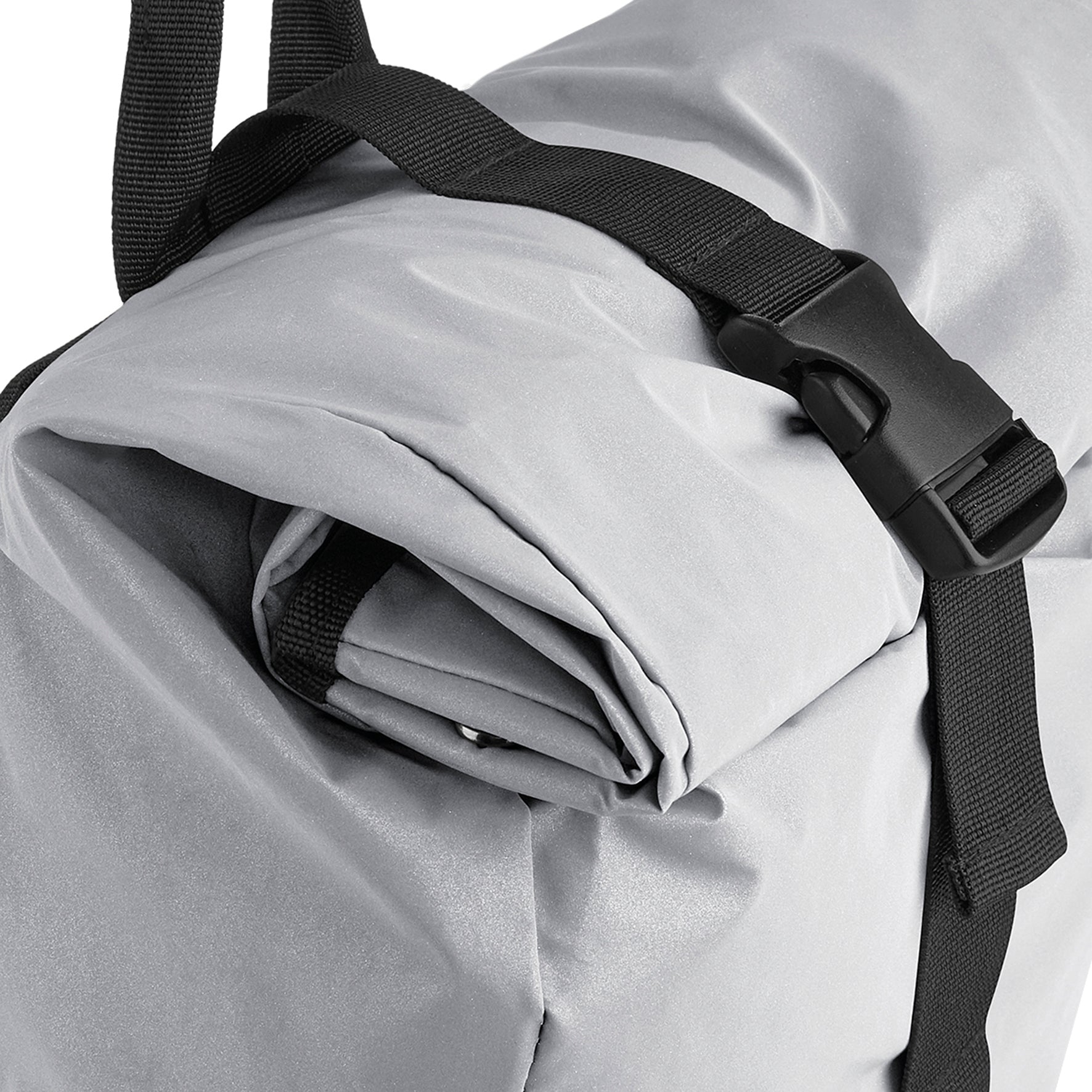 BagBase Reflective Roll-Top Backpack