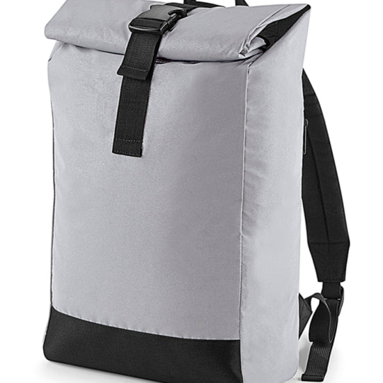 Reflective Roll-Top Backpack