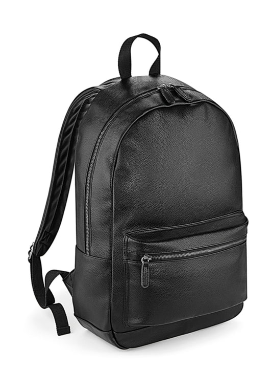 BagBase Faux Leather Fashion Backpack