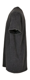 Acid Washed Round Neck Tee