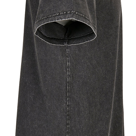 Acid Washed Round Neck Tee