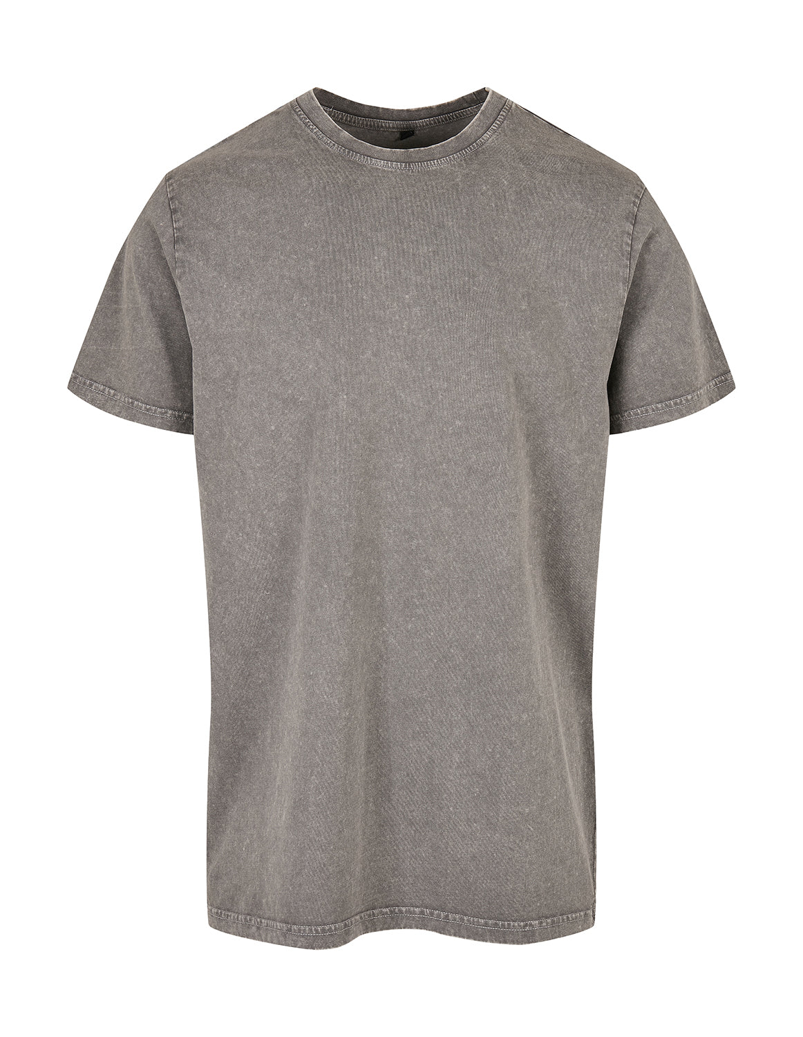 Acid Washed Round Neck Tee