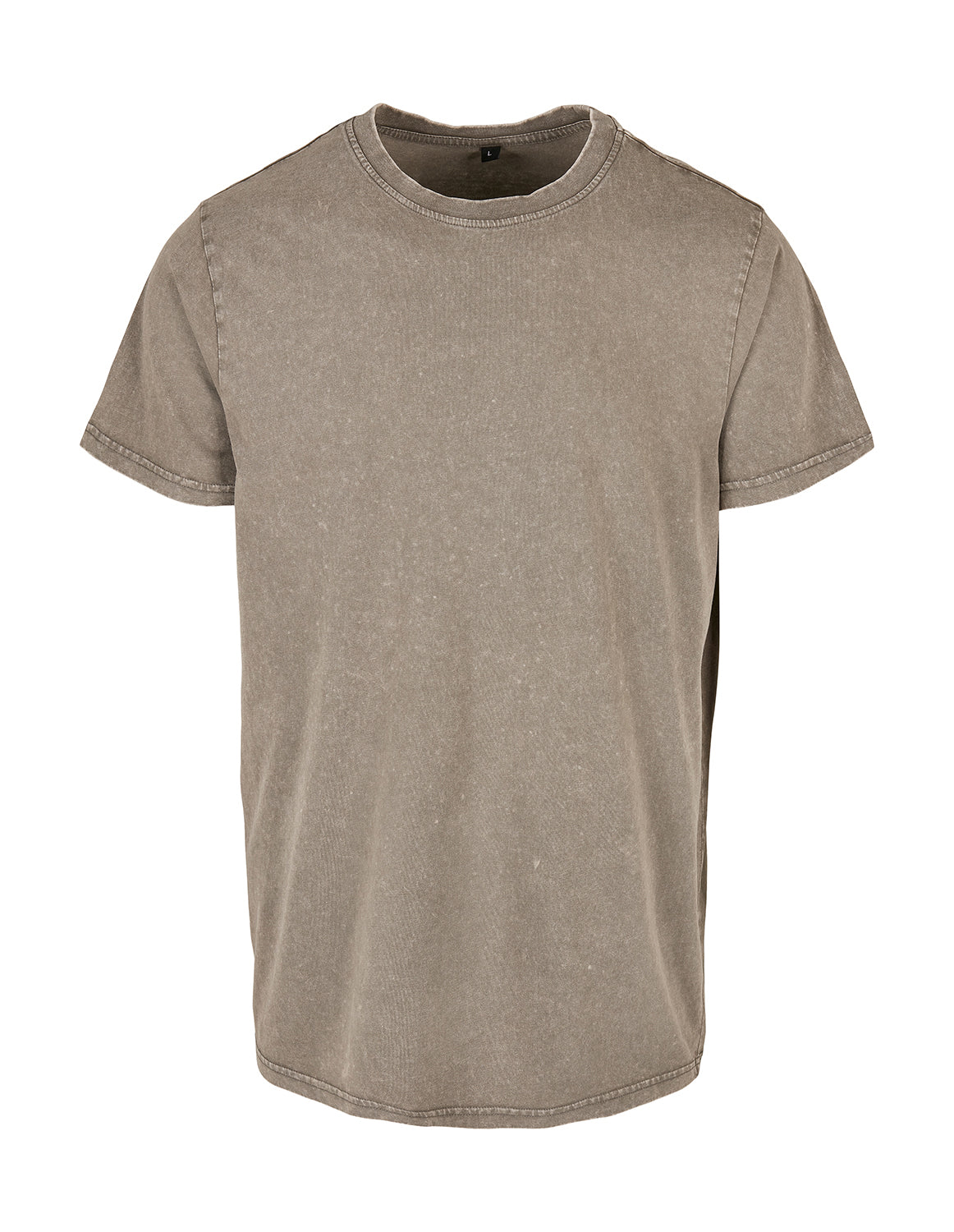 Acid Washed Round Neck Tee