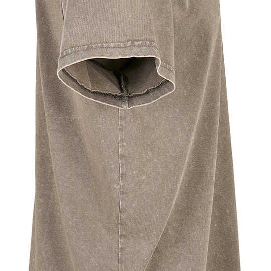 Acid Washed Round Neck Tee