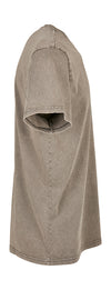 Acid Washed Round Neck Tee