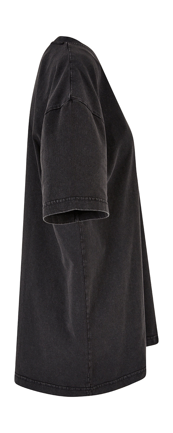 Ladies Oversized Acid Wash