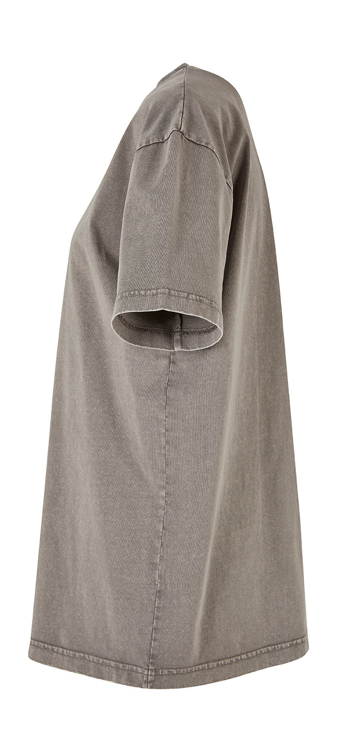Ladies Oversized Acid Wash