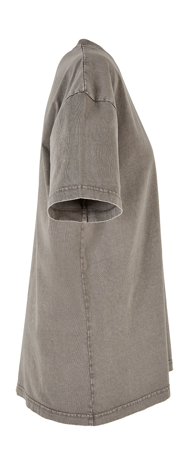 Ladies Oversized Acid Wash