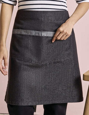Premier Workwear Domain Contrast Denim Waist Apron  --PW128