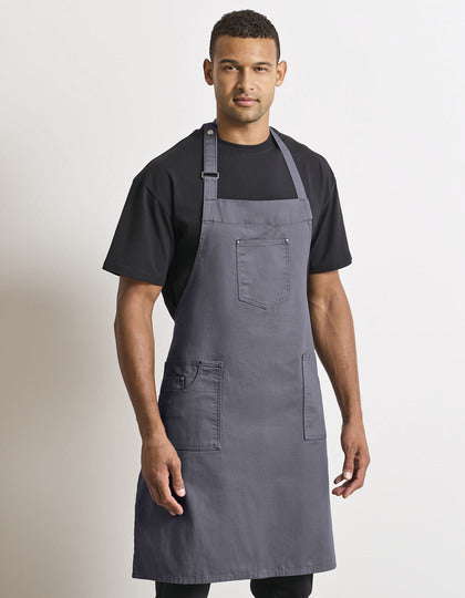 Premier Workwear Cotton Chino Bib Apron  --PW132