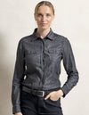 Premier Workwear Women´s Jeans Stitch Denim Shirt  --PW322